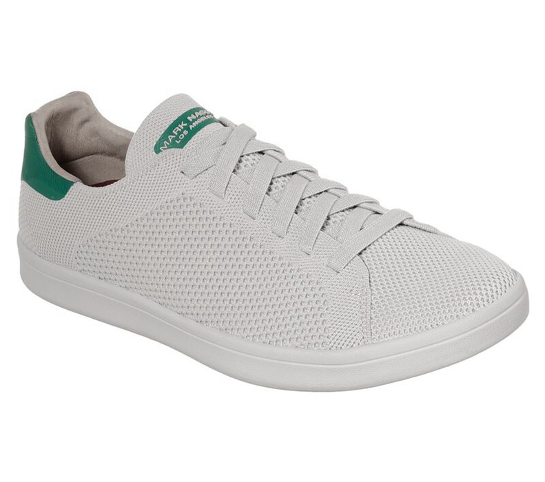 Skechers Bryson - Mens Casual Shoes White/Green [AU-SF2018]